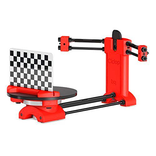 BQ Ciclop DIY 3D - Escáner 3D, rojo