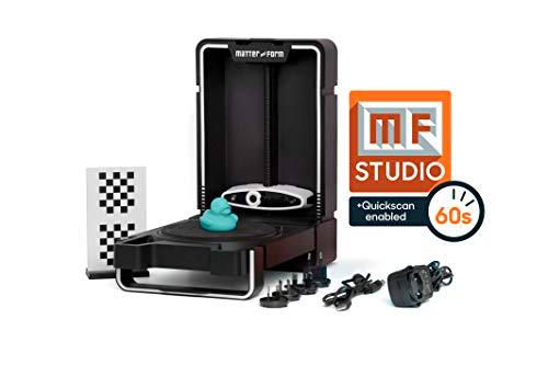 Matter &amp; Form MFS1V2 3D Scanner V2 +Quickscan, Negro